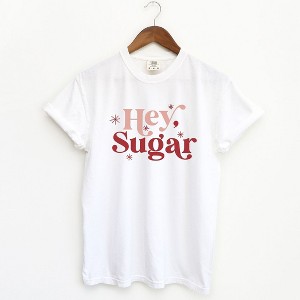Simply Sage Market Women's Hey Sugar Short Sleeve Garment Dyed Tee - 1 of 4