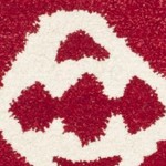 red/ivory