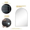 TEHOME Arched Bathroom Medicine Cabinet with Mirror Recessed and Surface Mount Medicine Cabinet Mirror - 3 of 4
