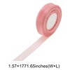 Unique Bargains Ribbon Convenient Sheer Organza & Satin Blend Polyester 1771.65"x0.79" 1 Pc - 3 of 4