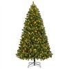 Yaheetech 4.5Ft/6Ft/7.5Ft/9Ft/12Ft Pre-lit Spruce Artificial Christmas Tree with 150 Incandescent Warm White Lights - 2 of 4