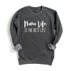 Simply Sage Market Mama Life Is The Best Life Garment Dyed Sweatshirt - 2 of 4
