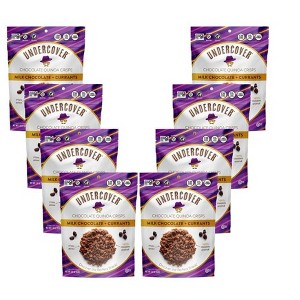 Undercover Chocolate Quinoa Crisps, Milk Chocolate + Currants - 2 Oz (Pack of 8) - 1 of 4