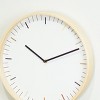 VIP Wood 14 in. White Minimalist Wall Clock - 4 of 4
