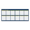 Recycled Reversible Yearly Wall Planner, 60 x 26, White/Blue/Yellow Sheets, 12-Month (Jan to Dec): 2025 - image 3 of 3