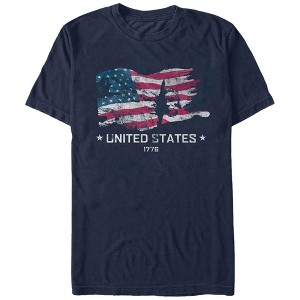 Men's Lost Gods Fourth of July  United States 177Flag T-Shirt - 1 of 4