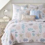 Blue Sea Quilt and Pillow Sham Set - Levtex Home