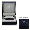 Metallo Stainless Steel Carbon Fiber Bracelet - Black & Red - Black - 2 of 4