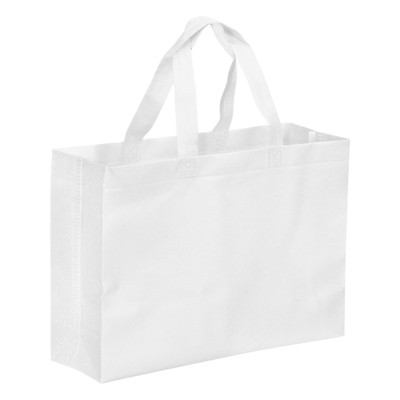 Unique Bargains Unique Reusable Gift Bags,Horizontal Style Non-Woven Grocery Tote Bag for Travel Storage