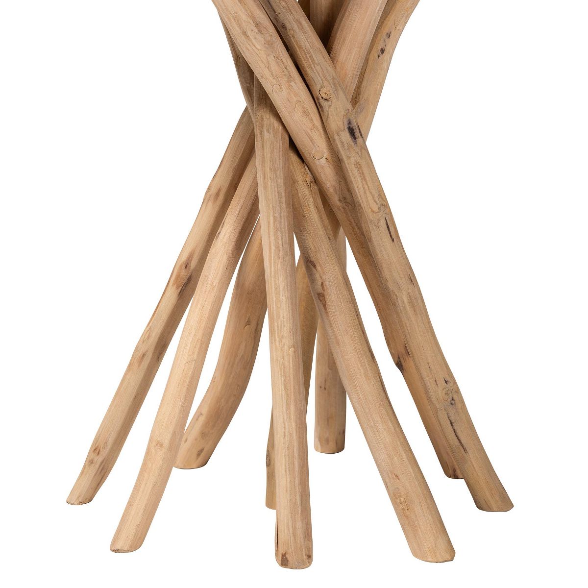 bali & pari Liberte Natural Teak Wood End Table - thumbnail 3