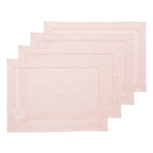 Solino Home Linen Classic Hemstitch Placemats - 1 of 4