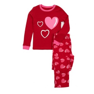 Leveret Kids Pajamas Cotton Top and Fleece Pants - 1 of 3