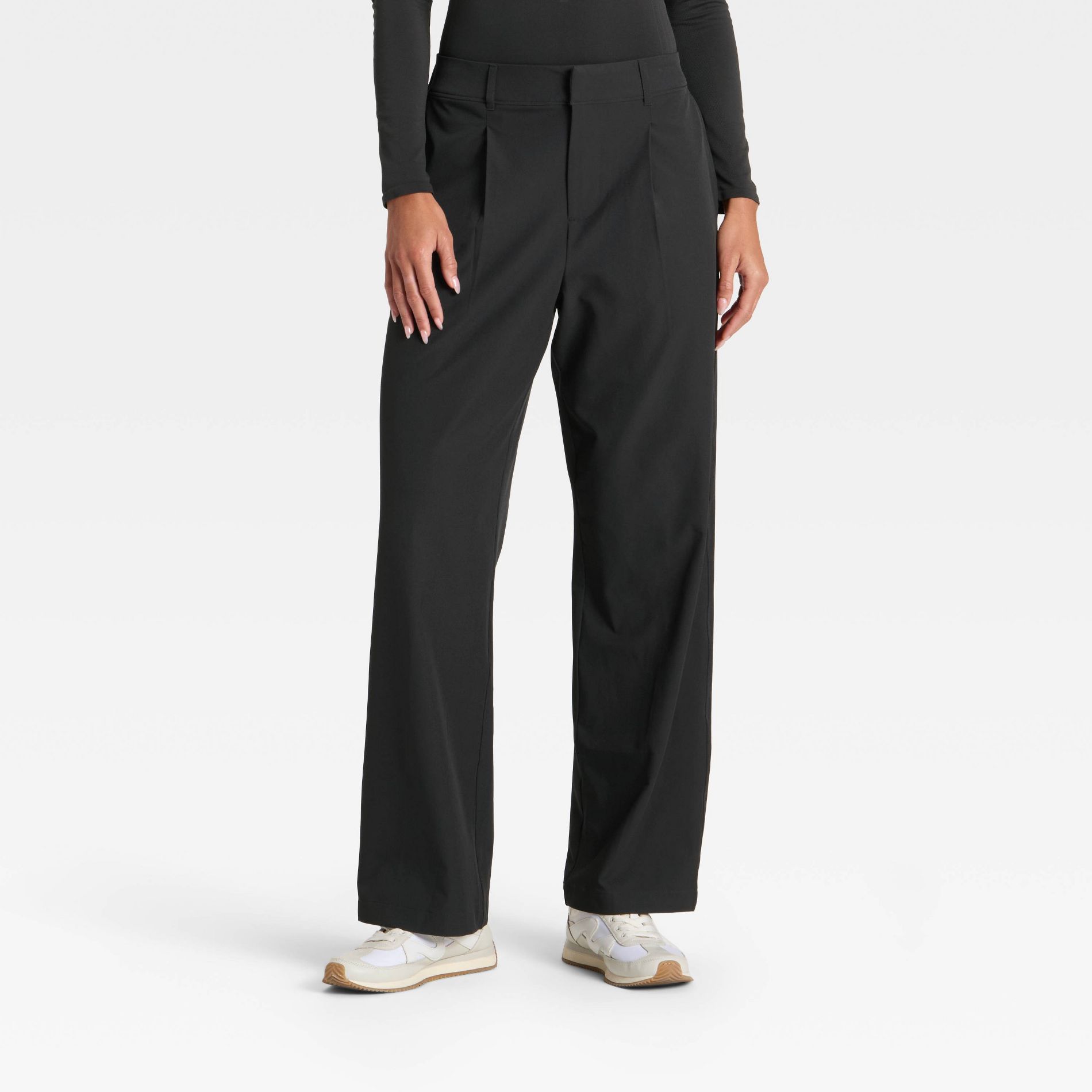 Women's Active Light Woven High-Rise Trouser Pants - All In Motion™