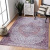Hauteloom Red Cael Tumble Dry Washable Rug - 2 of 4