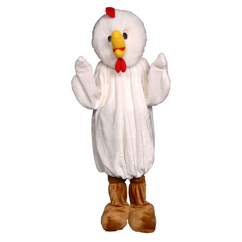 Dress Up America Chicken Mascot Costume for Adults - One Size Fits Most, 1 of 2