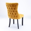 NicBex Modern Velvet Tufted Dining Chairs Set of 2 with Backstitching Nailhead Trim,Wing-Back Upholstered Kitchen Chairs,Living Room Chairs - 4 of 4