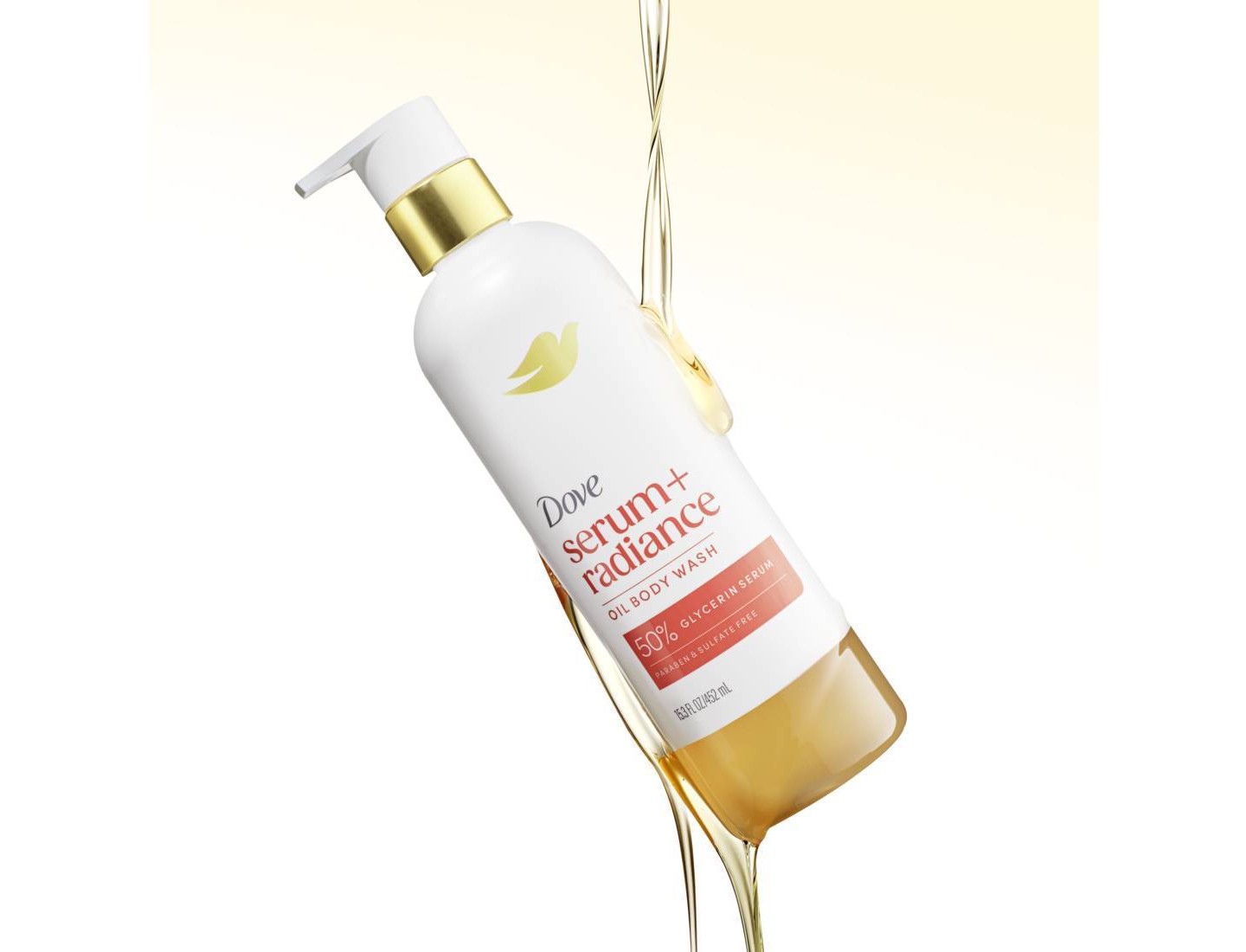 Гель для душа Dove Beauty Serum+Radiance Oil с глицерином, 15.3 fl oz — фото 2