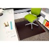 48"x42" Deluxe Chair Floor Mat Dark Cherry/Bamboo - Anji Mountain: Rectangle, Felt Backing, Indoor Use, Spot Clean - 4 of 4