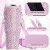 For Stanley 40oz Cup Hot Diamond Cover Neoprene Insulated Portable Bottle Cover(Purple) - 4 of 4