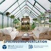 Aluminum-Frame Polycarbonate Greenhouse, Heavy Duty Greenhouse with Quick Setup Structure and Roof Vent, for Backyard, Outside Garden, Patio - 3 of 4