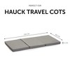 hauck Play N Relax Center Crib with Foldable Portable Foam Toddler Nap Mattress for Babies, Apartment, Kids Room, and Sleeping - 4 of 4