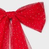 Tulle Rhinestone Hair Bow - A New Day™ - 3 of 3