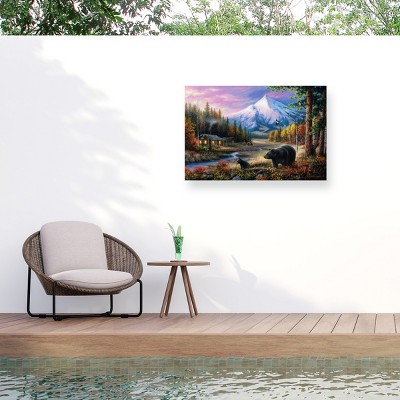 "Routine Visitors" Outdoor All-Weather Wall Decor