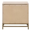 HOMES: Inside + Out Set of 2 Neovesi Wood Nightstands Boho Oak with 2 Drawers Walnut - 4 of 4