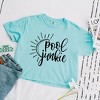 Simply Sage Market Women's Pool Junkie Short Sleeve Relaxed Fit Cropped Graphic Tee - 3 of 3