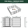 FXW Homeplus Indoor Dog Playpen - Stress-Free and Safe Play,Panels for Puppy and Small Dogs, Black│Patented - 2 of 4