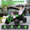 JOYRACER 24V Ride on Truck Toys w/ Remote Control, 2 Seater 400W   Electric Powered Ride on w/ Dump Bed, 3 Speeds, Shovel & Bluetooth/Music - 3 of 4