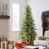 LuxenHome 7Ft Pre-Lit Green Cypress Artificial Christmas Tree - 3 of 4