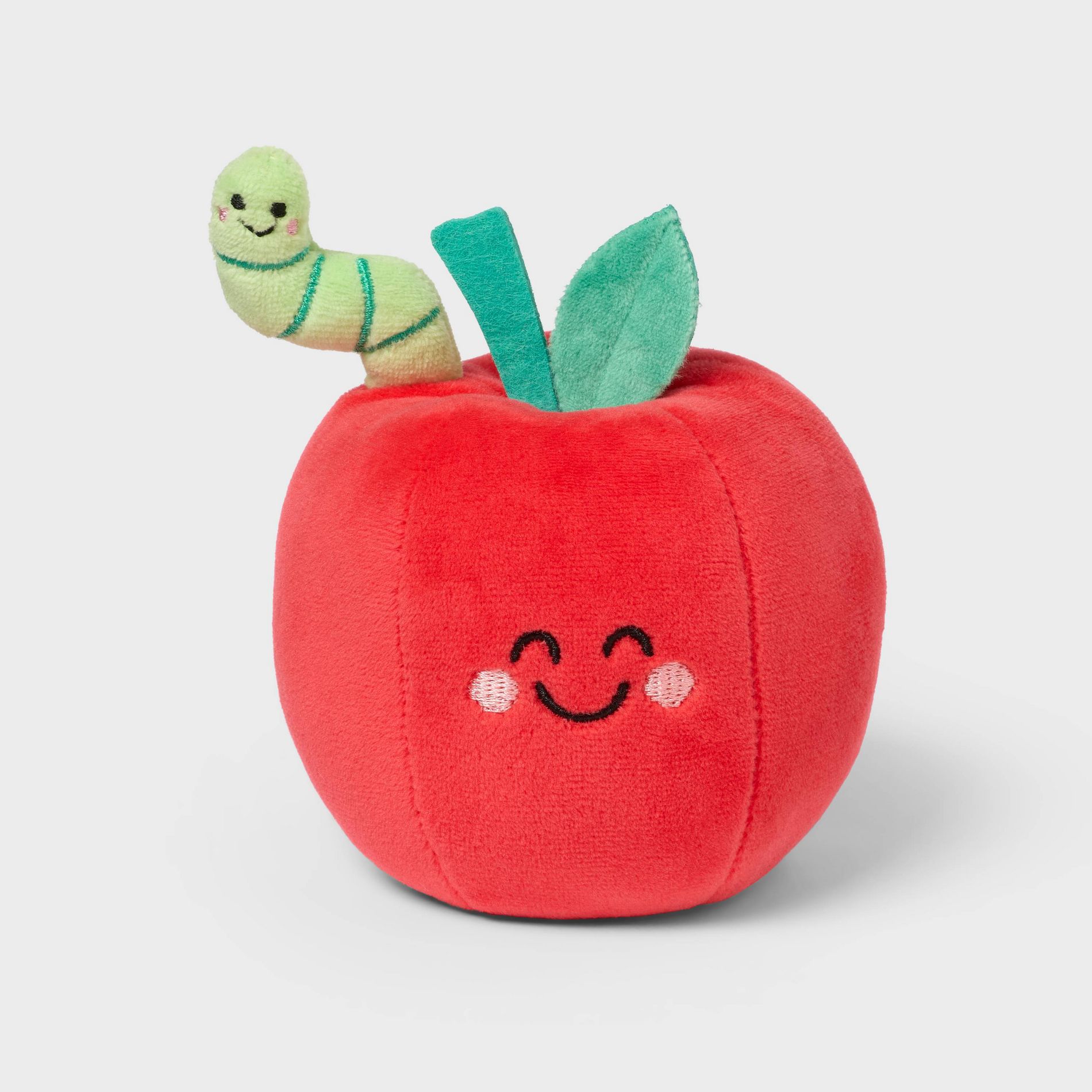 Apple with Worm Plush Classroom Decor - Spritz™