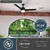 VAXCEL Crescent 52-in. W Black 3-Blade Propeller Indoor or Outdoor Ceiling Fan with Light Kit and Remote - 3 of 4