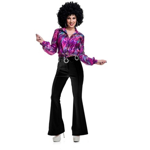 27 Silver 1980's Disco Style Leggings Women Adult Halloween