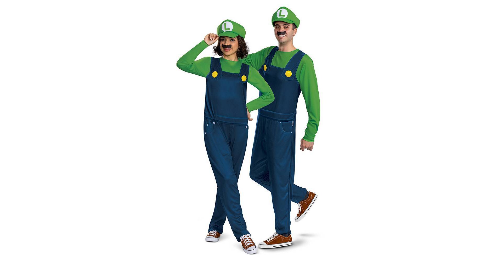Nintendo Adult Super Mario Bros. Luigi Elevated Classic Costume