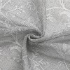 Kate Aurora 2 Piece Floral Printed Sheer Grommet Top Pastel Colored Window Curtain Panels - 3 of 4