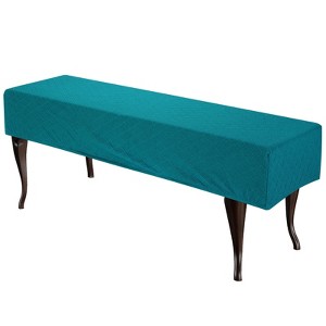 Unique Bargains Stretch Anti-Dust Protecting Dining Chair Slipcovers for 42" - 54" Bench - 1 of 4