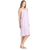 Casual Nights Women's Floral Embroidered/Lace Trim Sleeveless Nightgown - 2 of 4