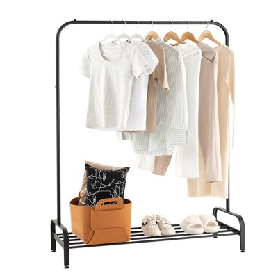 Oceanstar Garment Rack With Adjustable Shelves With Hooks : Target