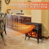 ZAFRO Electric Fireplace with Remote,24" Portable Infrared Fireplace Stove with Multiple 3D Flame, Adjustable Temp & Brightness,Timer 5100BTU Black - 4 of 4