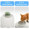 BENCMATE Pet Training Pads and Potties Functional Cat Litter Box Matching Home Decor, Blending Living Space Aesthetics, White, 19.69"*19.69"*18.43" - 4 of 4