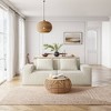 KWPZQEB Cloud Sectional Couch, Chenille Tofu Block Sofa, Upholstered Couches with Armrest & Deep Seat, Compressed Sofa for Living Room, Bedroom - 2 of 4