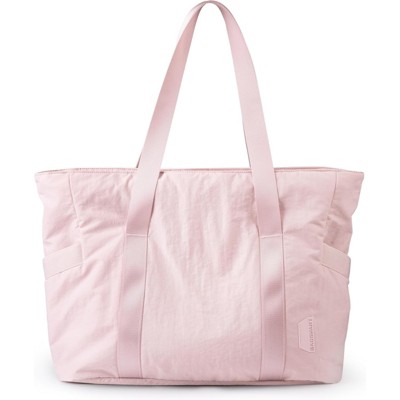 FATMOON Tote Bag for Women with Zipper, Gym tote with Compartments, Work Tote Nurse Dance Yoga Bag for Travel