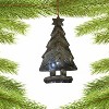 Slickblue Charming 3.5"x2" Steel Tree Ornament – Handcrafted Lightweight Decoration for the Holiday Season - 3 of 3