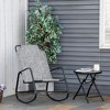 PAGED Outdoor Rocking Chair Beach Chairs for Adults Sling Fabric Rocker for Beach, Picnics, Balcony, Porch - 2 of 4