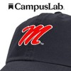University Of Mississippi Team Logo Adult Dad Cap Navy OS - 4 of 4