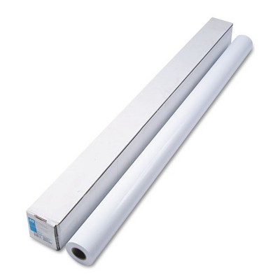 HP DesignJet Large Format Paper for Inkjet Prints, 7 mil, 60" x 100 ft, Gloss White