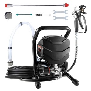 VEVOR Stand Airless Paint Sprayer, 650W High Efficiency Airless Sprayer, 3000PSI Electric Paint Sprayer Machine Extension Rod, Black - 1 of 4