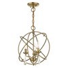 Livex Lighting Aria 3 - Light Chandelier in  Antique Brass - 3 of 4